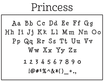 Princess Self-Inking Stamp - Barque Gifts