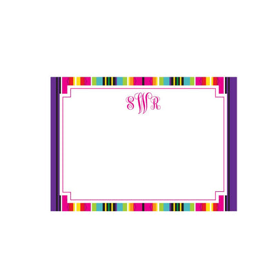 Pink Serape Flat Note - Barque Gifts