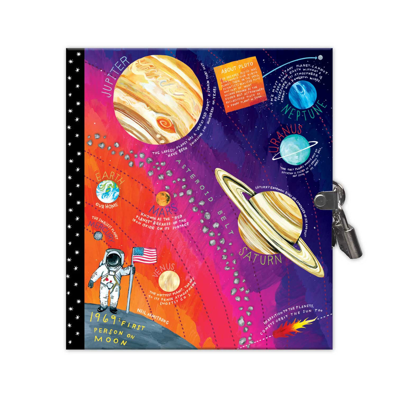 Space Adventures Locking Journal - Barque Gifts