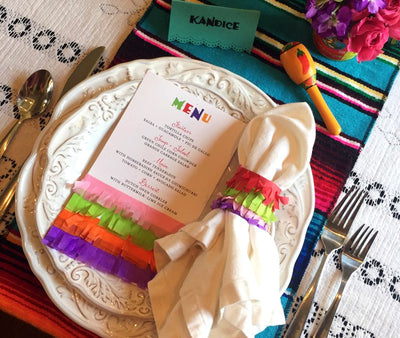 Fiesta Tissue Napkin Rings