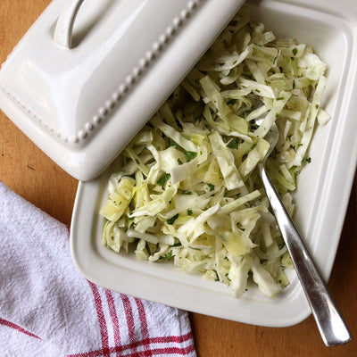 Cabbage and Cilantro Lime Slaw