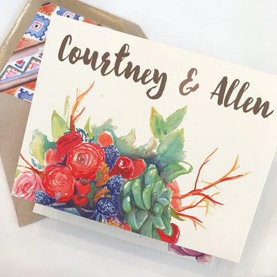 Courtney & Allen's Wedding Invitations