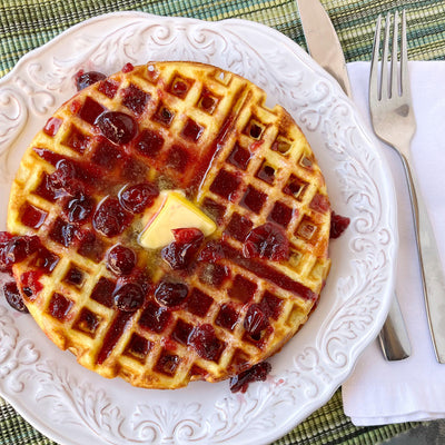 Sparkly Cranberry Maple Syrup