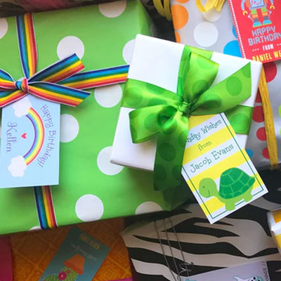 Signature Gift Wrap - Making Kids Parties Easy