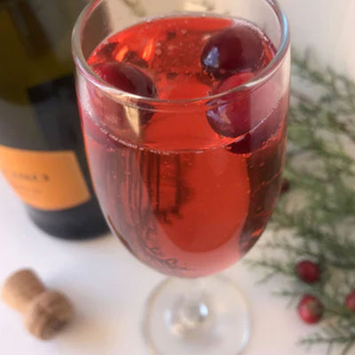 Poinsettia Holiday Cocktail