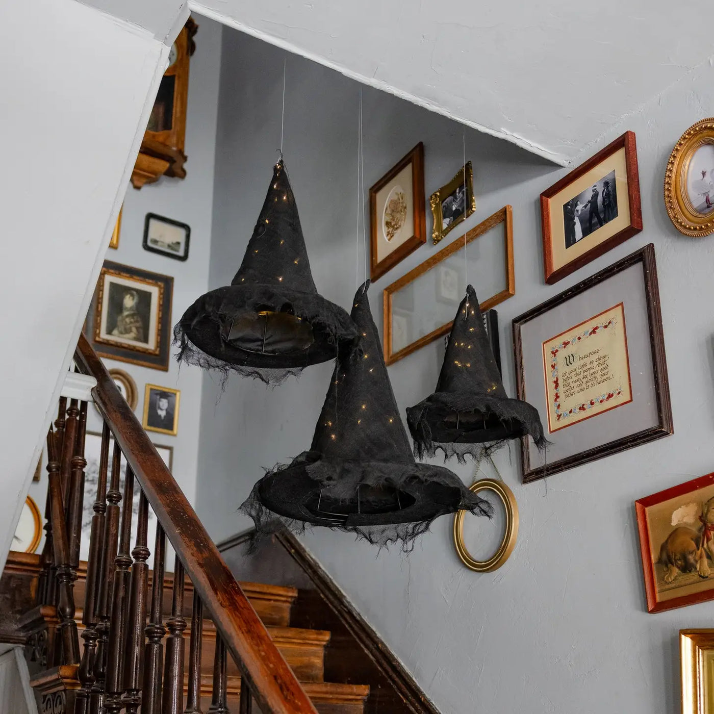 Light Up Witch Hat Set