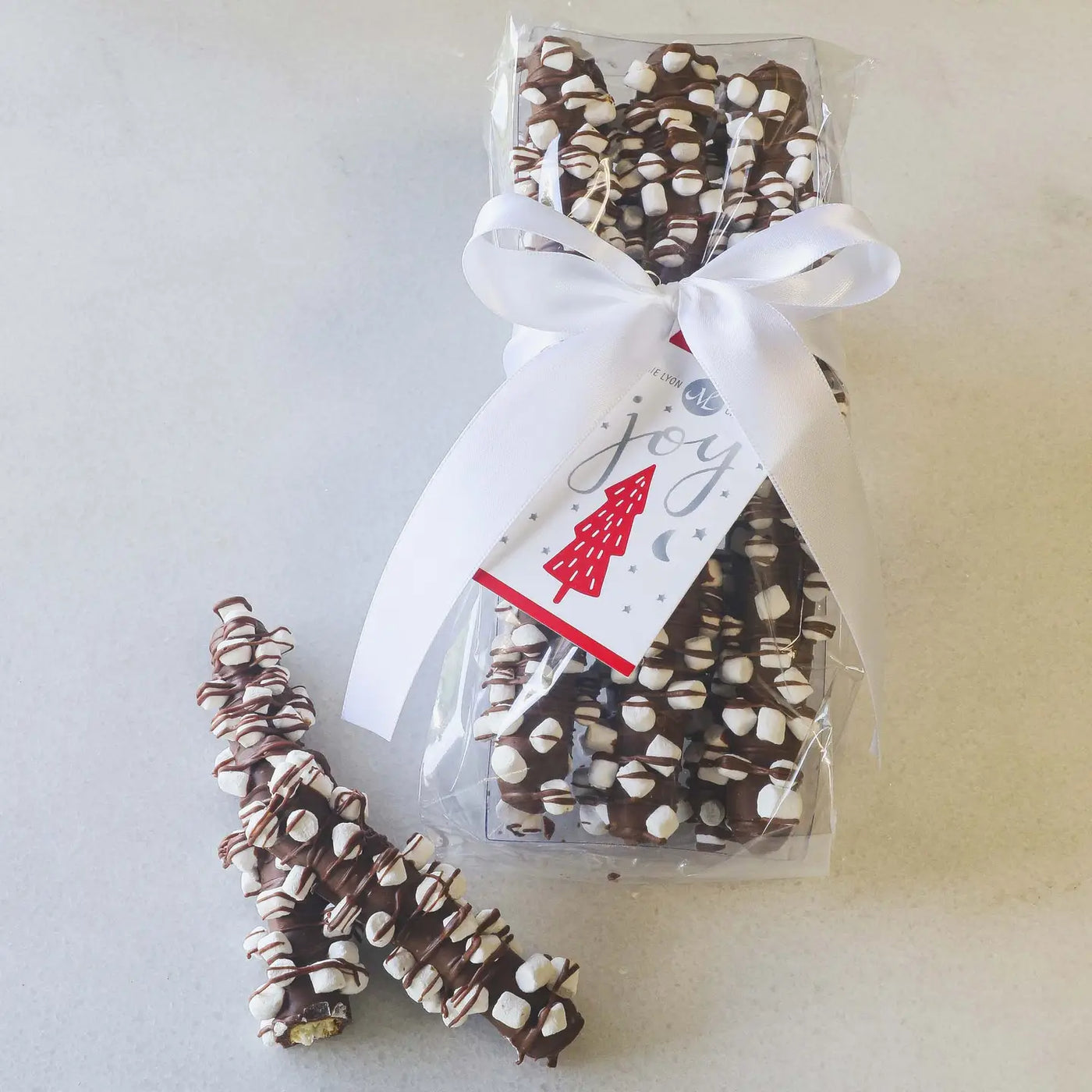 Milk Chocolate Covered S’mores Pretzel Rods