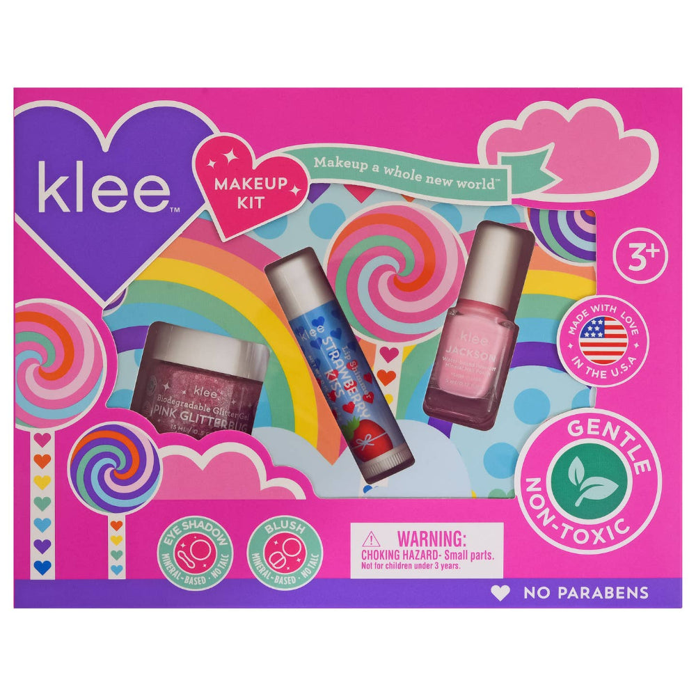 Spinning Pink Pinwheel Love Makeup Kit