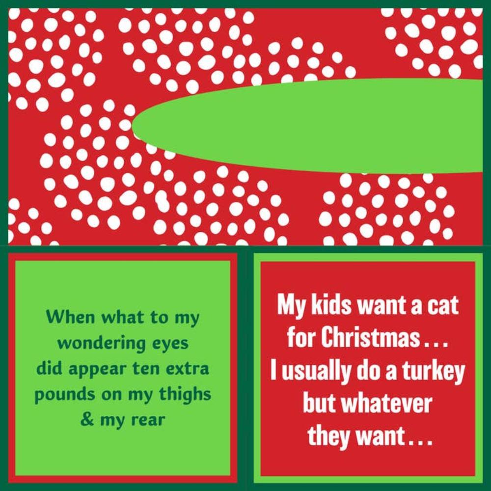 Christmas Cat Beverage Napkins