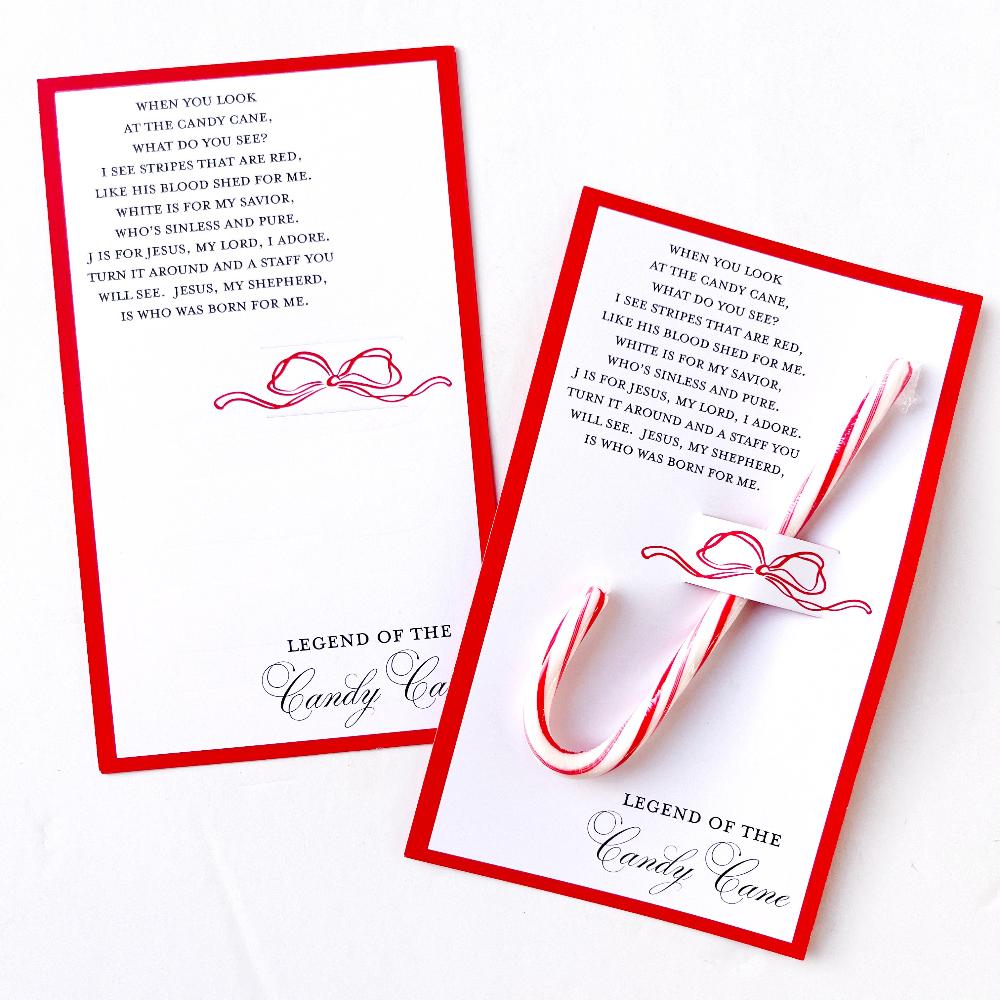 Legend of the candy Cane Card