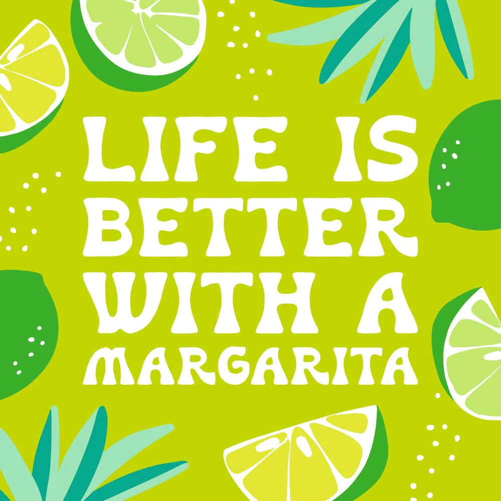 Better With a Margarita Napkins
