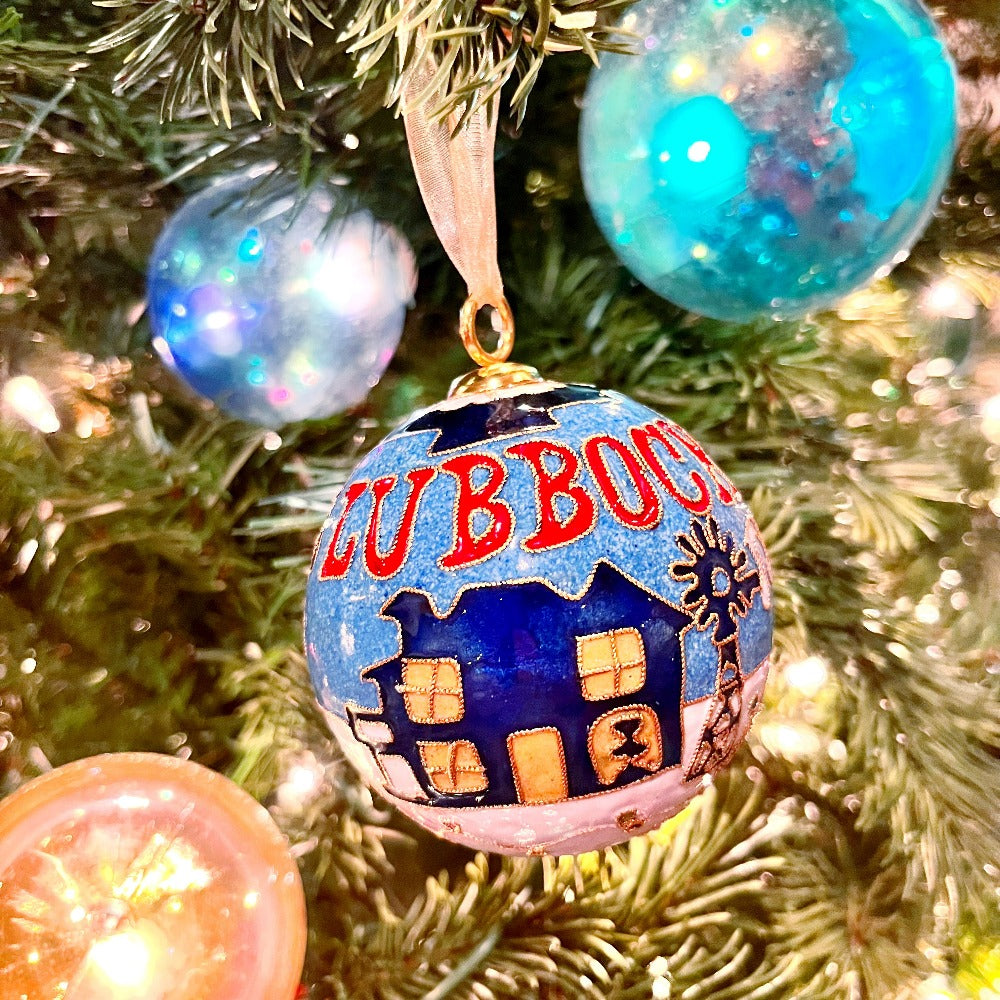 Lubbock Icons Cloisonné Ornament (2023)