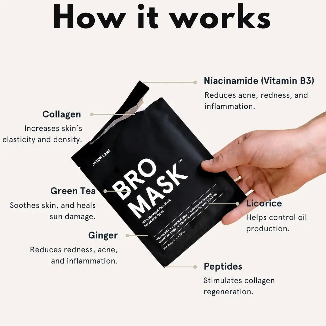 Bro Mask Hydrogel Sheet Face Mask
