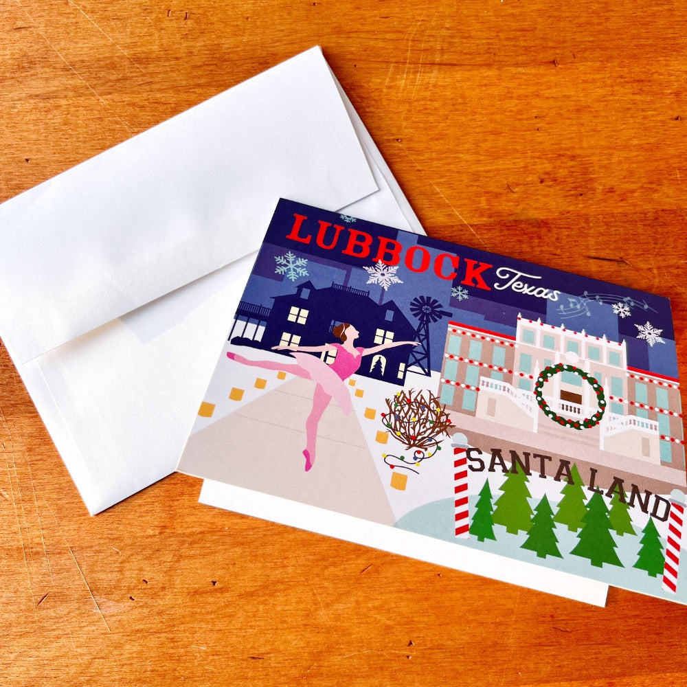 Lubbock Winter Icons Folded Notes