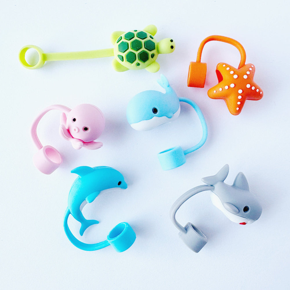 Sea Friends Straw Toppers