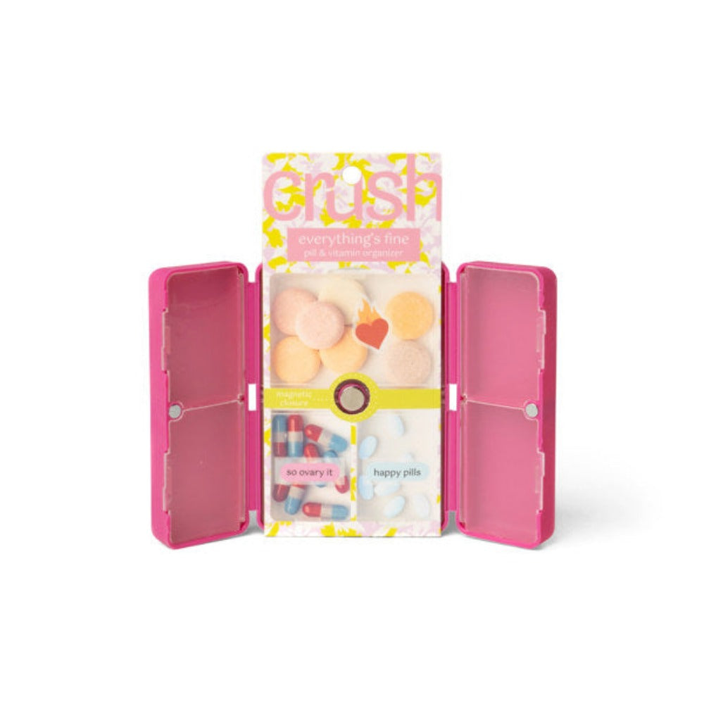 Crush Everything’s Fine Pill & Vitamin Case
