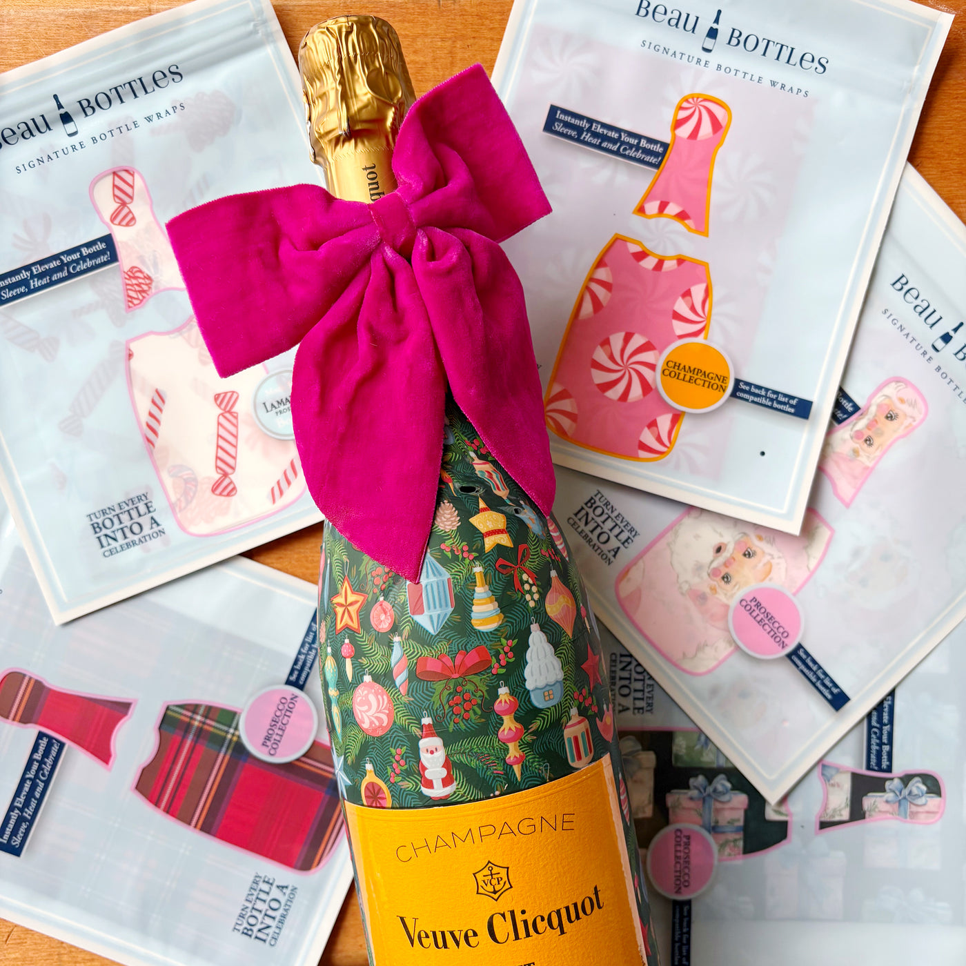 Veuve Holiday Edition Bottle Wrap
