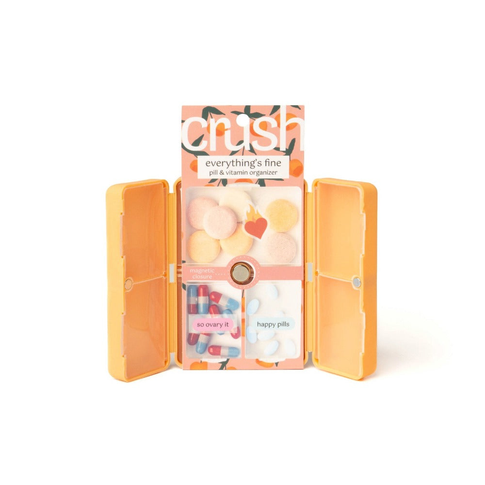 Crush Everything’s Fine Pill & Vitamin Case