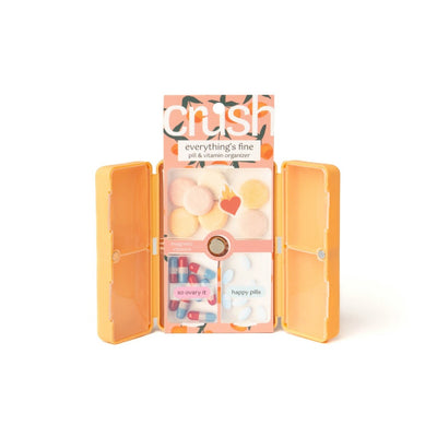 Crush Everything’s Fine Pill & Vitamin Case