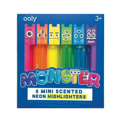 Mini Monsters Highlighters (set of 6)
