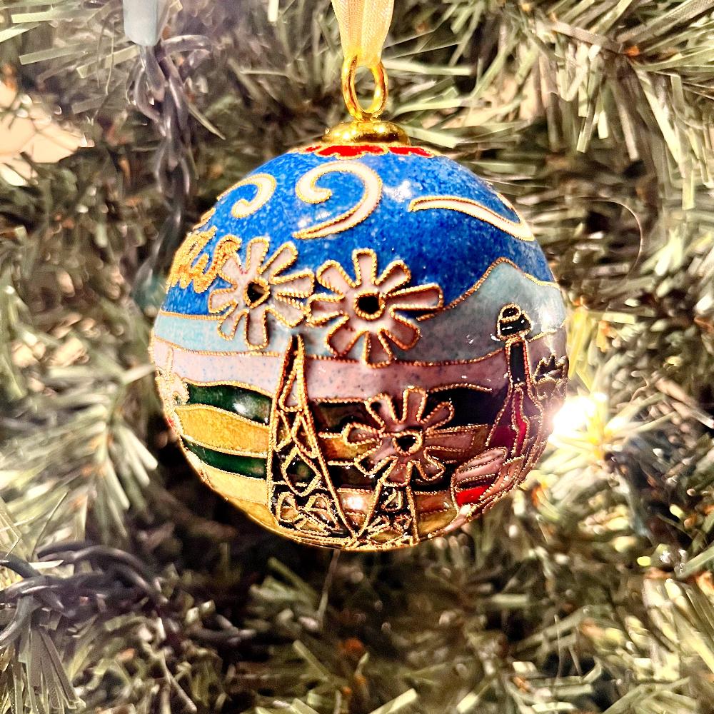Lubbock Icons Cloisonné Ornament (2024) – Barque Gifts