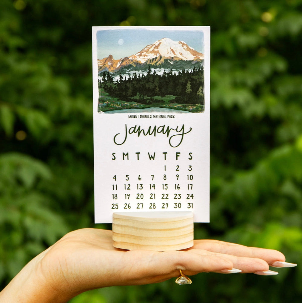 National Parks 2026 Stump Calendar