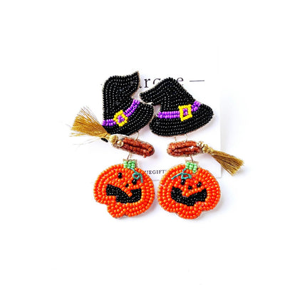 Spooky Stuff Beaded Earrings