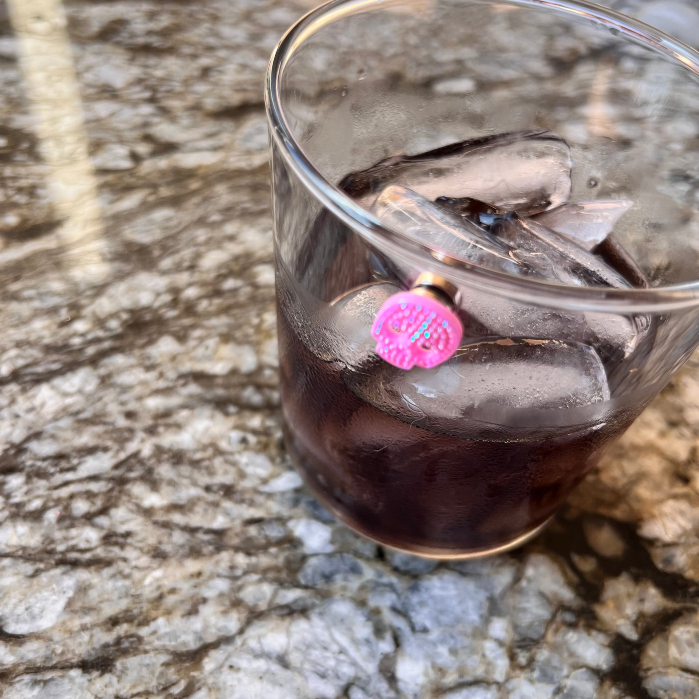 Glitter Skulls Cheers Charms