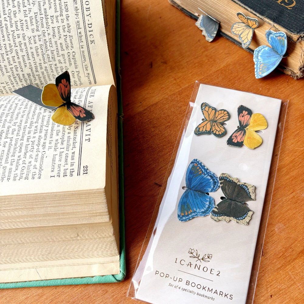 Butterfly Pop-up Bookmark Set