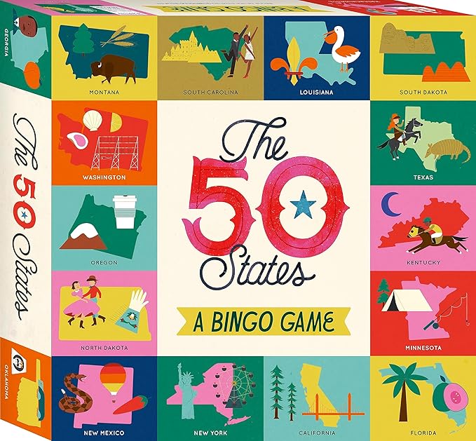 50 States Bingo Game