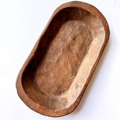 Medium Carved Dough Bowl