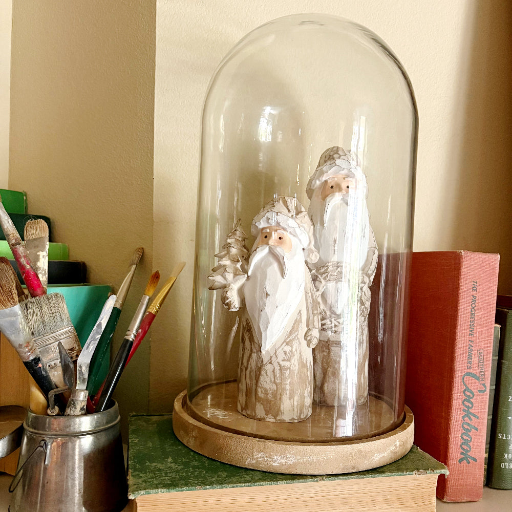 Castello Dome with Wood Base