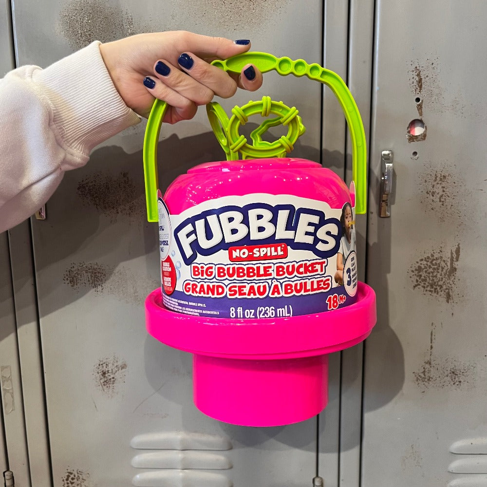 Fubbles No-Spill Big Bubble Bucket w/Bubbles