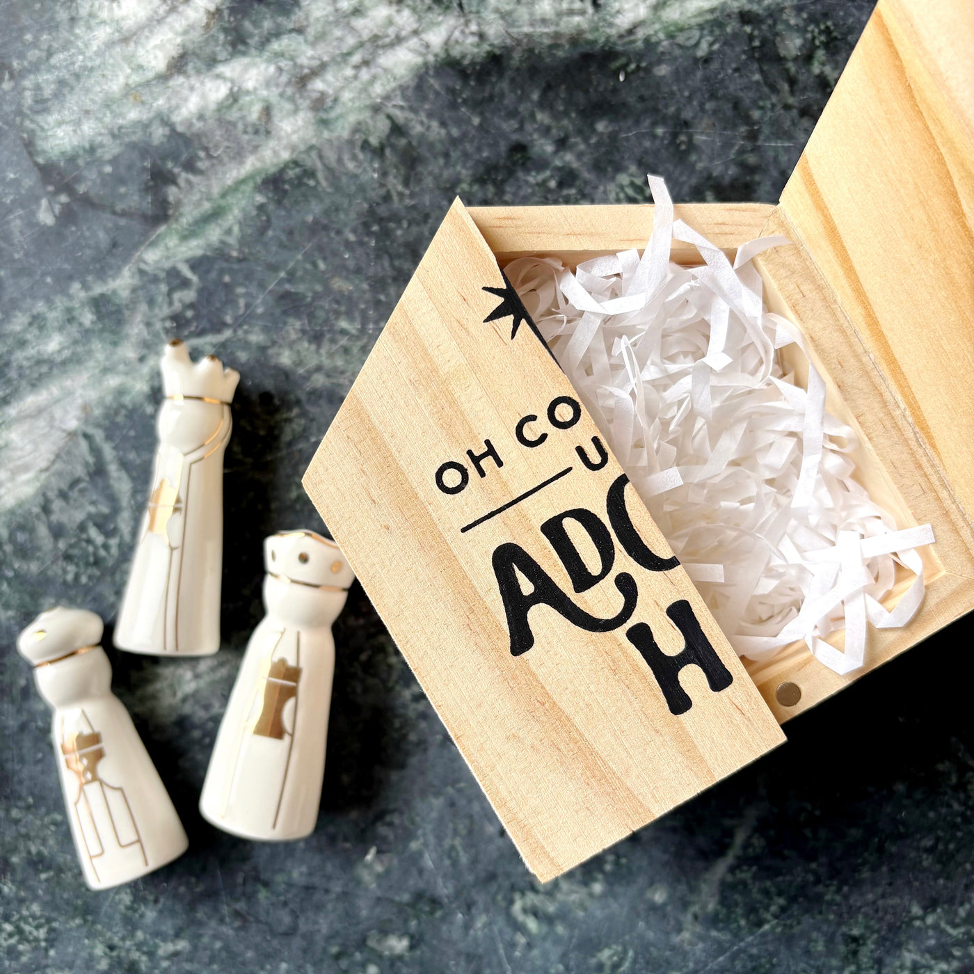 Ceramic Figurines - 3 Kings - Small