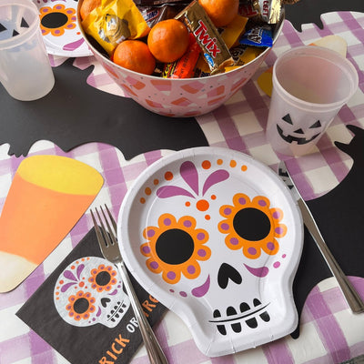 Day of the Dead Luncheon Plate