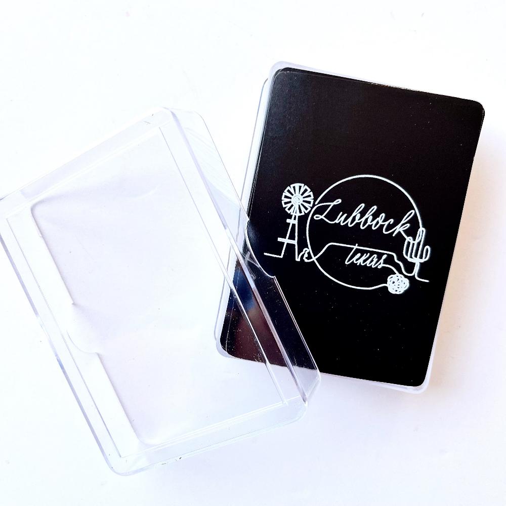 Lubbock Outline Playing Card Gift Set