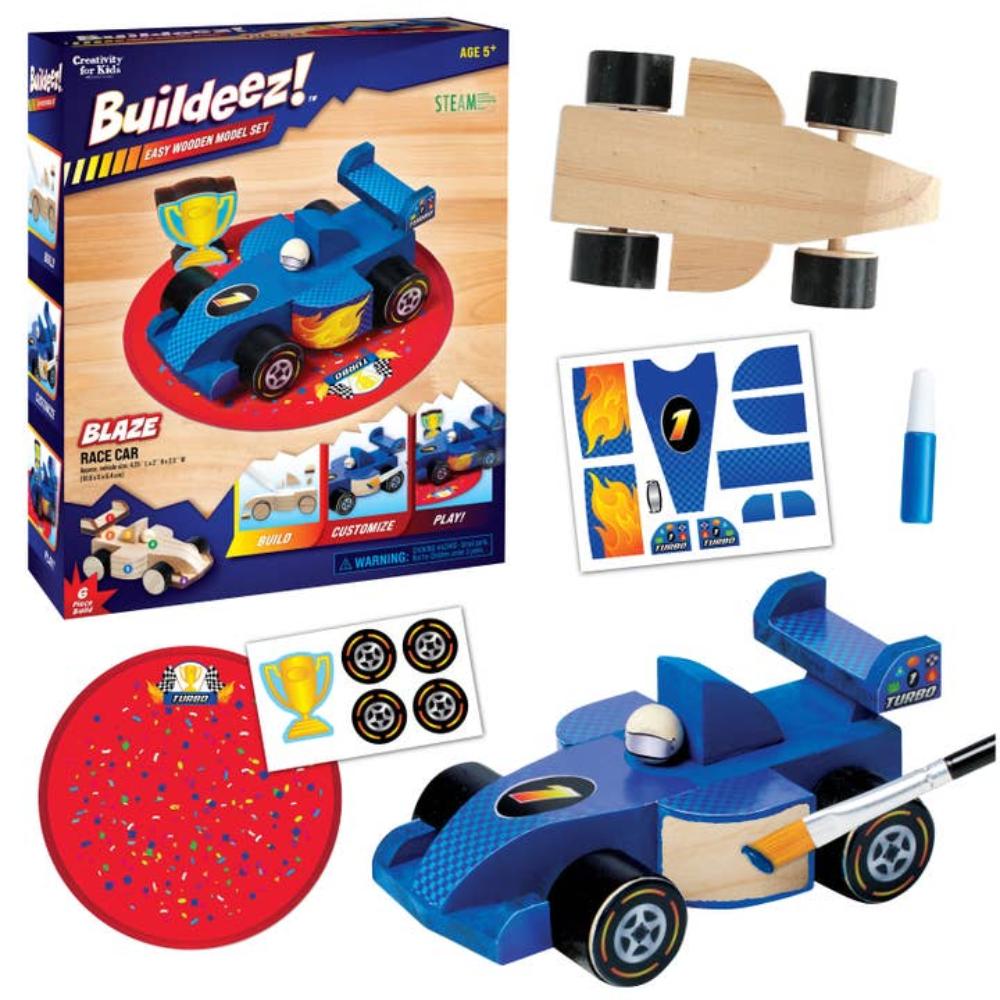 Buildeez Diy Wooden Craft Kit For Kids