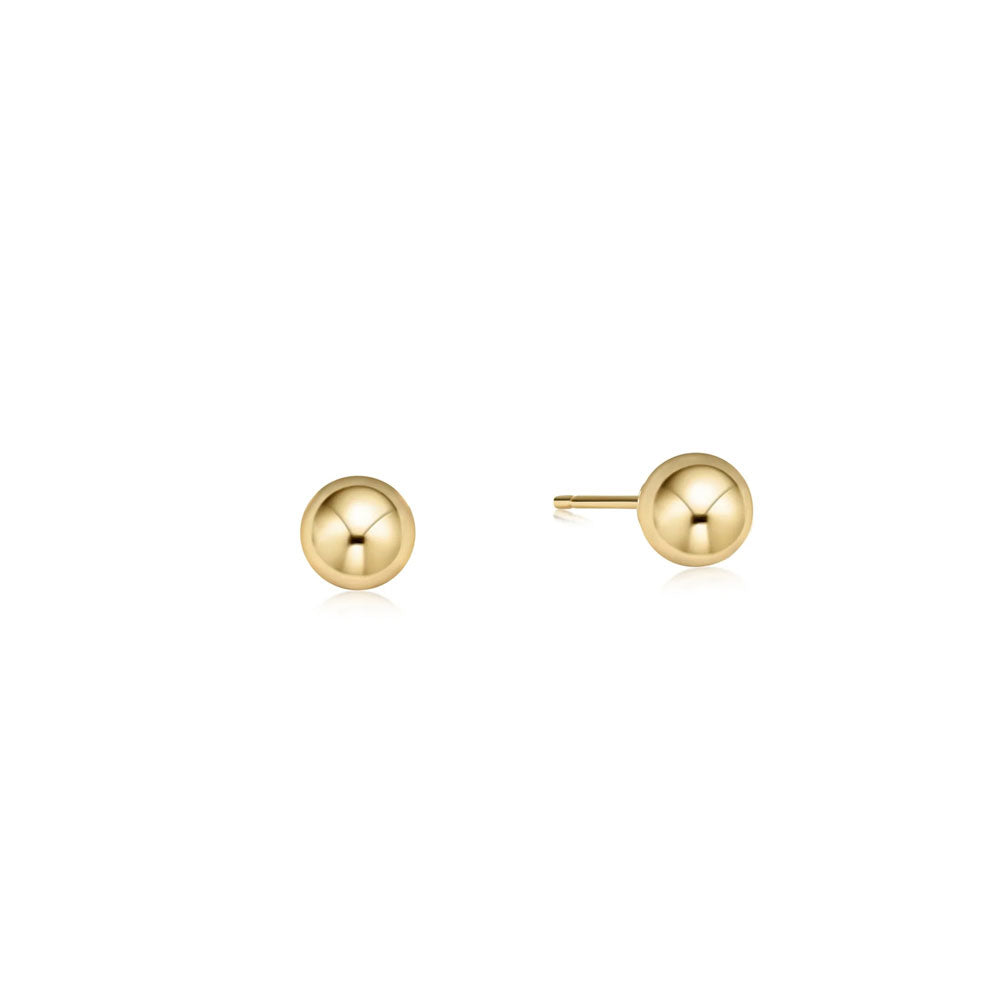 Classic 6mm Ball Stud Gold