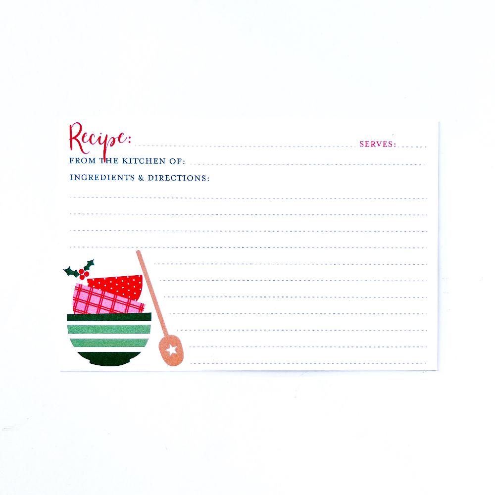 Holiday Recipe Cards