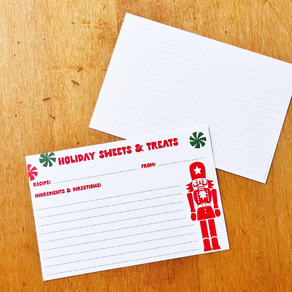 Holiday Recipe Cards
