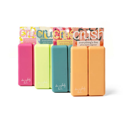 Crush Everything’s Fine Pill & Vitamin Case
