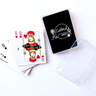 Lubbock Outline Playing Card Gift Set