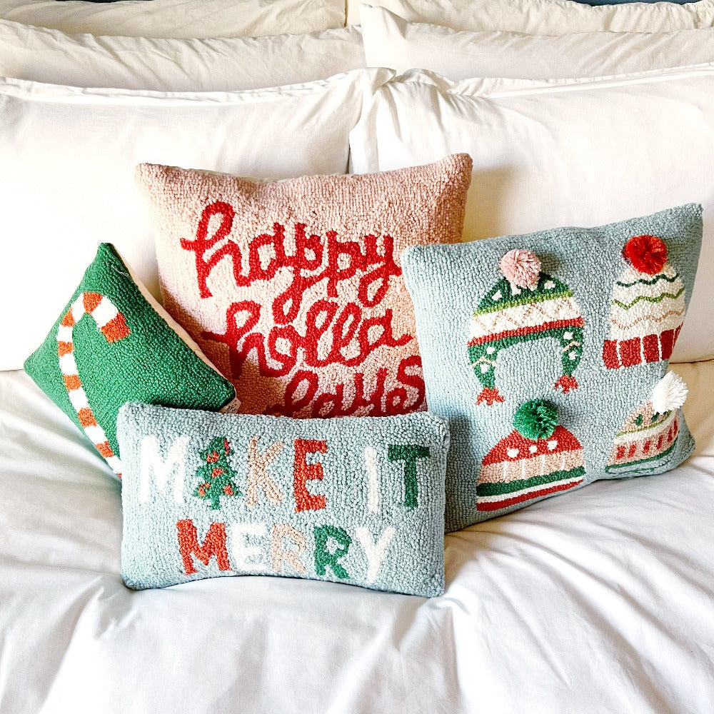 Happy Holla Days Pillows