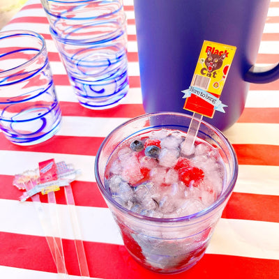 Here Four It Fireworks Acrylic Drink Stirrers