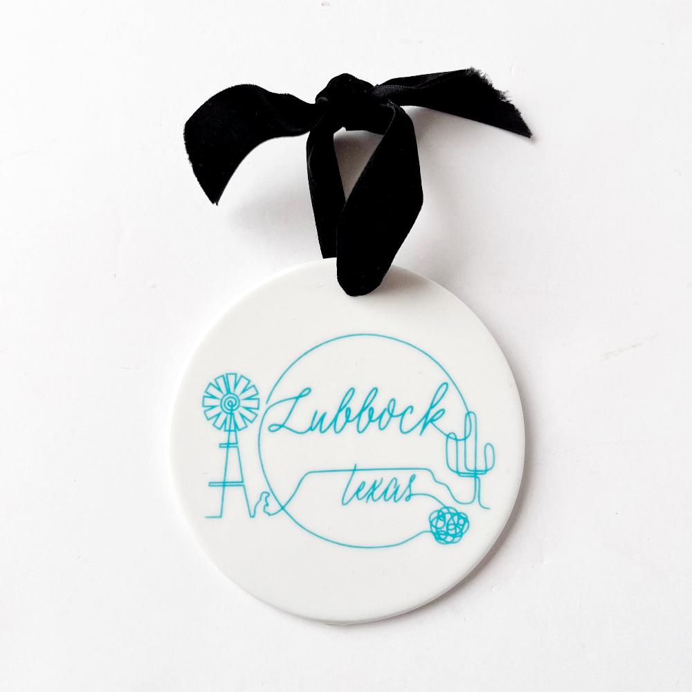 Lubbock Outline Ornament