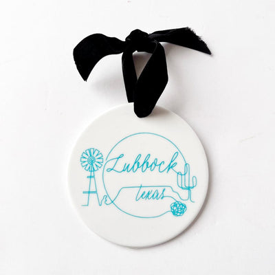 Lubbock Outline Ornament