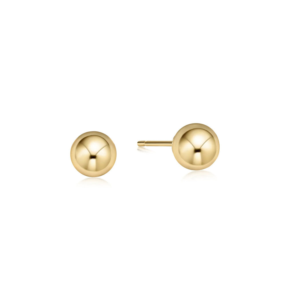 Classic 8mm Ball Stud Gold