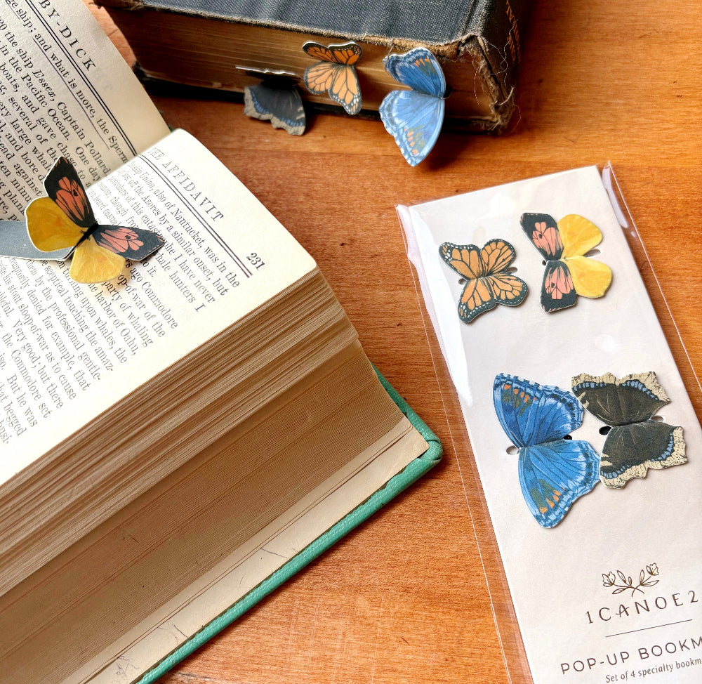 Butterfly Pop-up Bookmark Set