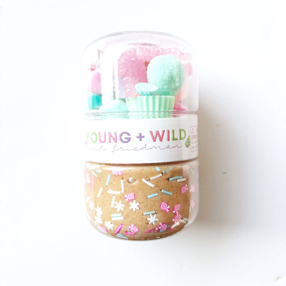 Pastel Gingerbread Dough Jar