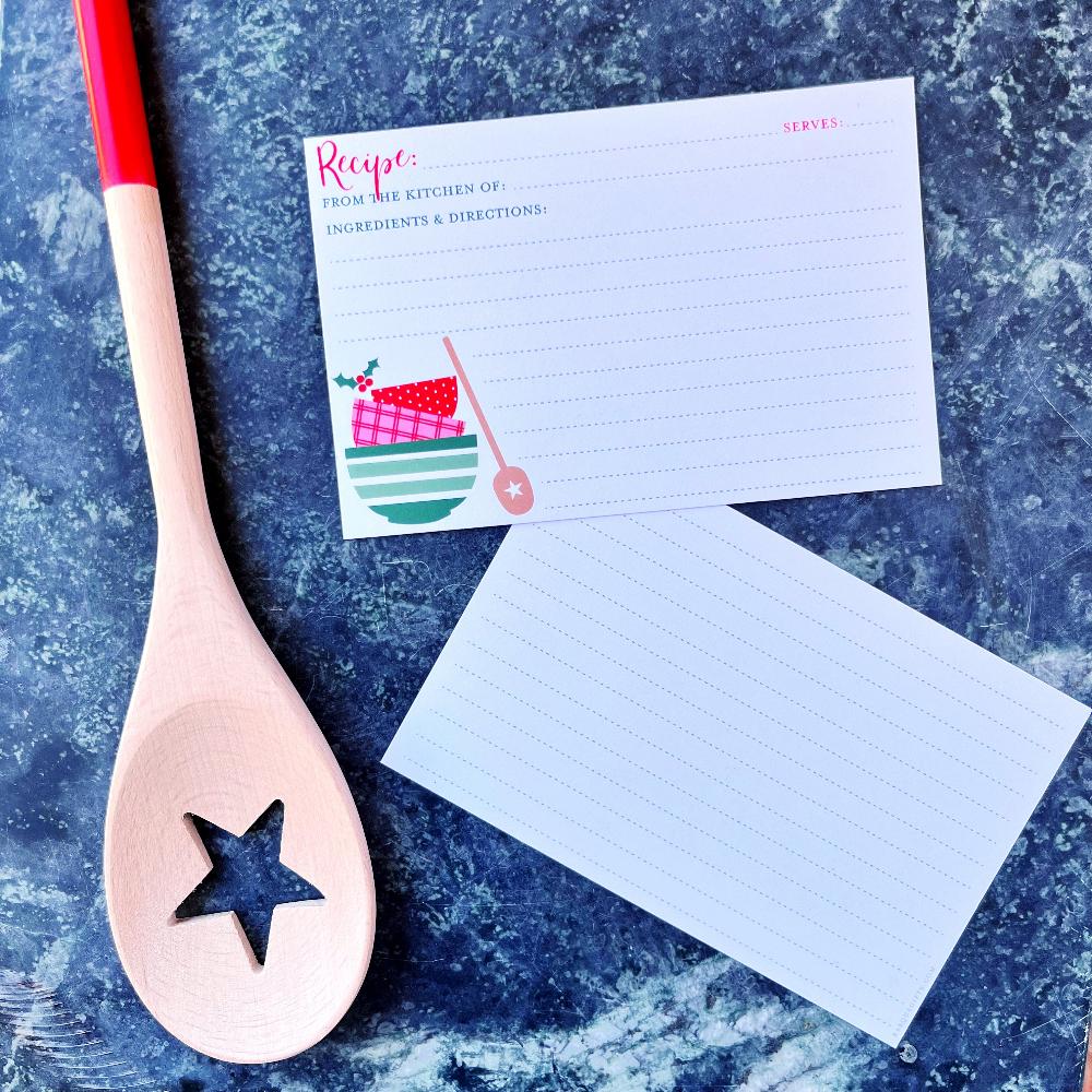 Holiday Recipe Cards